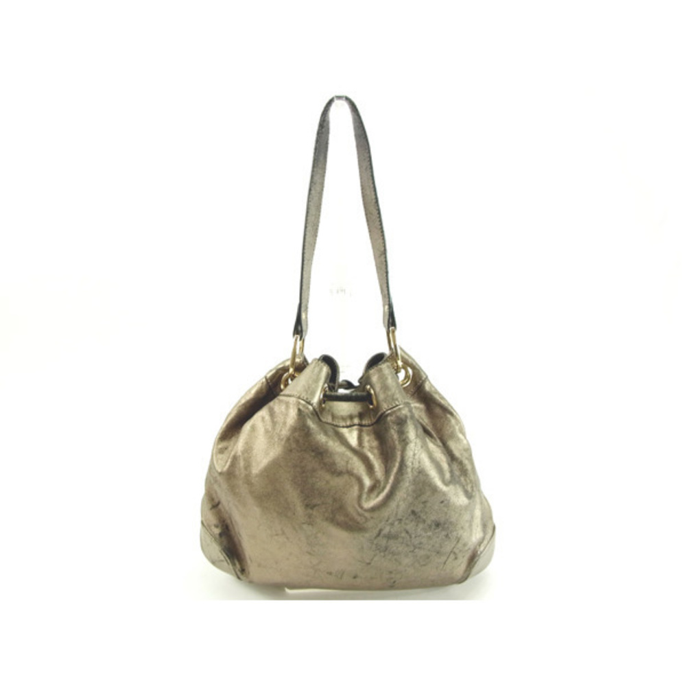 Gucci Silver Shoulder Drawstring Bag - image 3